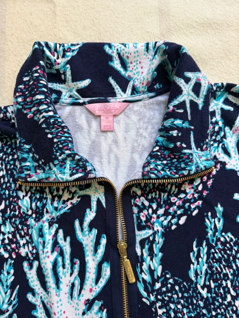 Lilly Pulitzer Good Reef Leona Full Zip Jacket - Picture 3 of 12